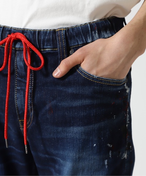 「surt」 スキニーデニムパンツ M ブルー メンズ_画像6