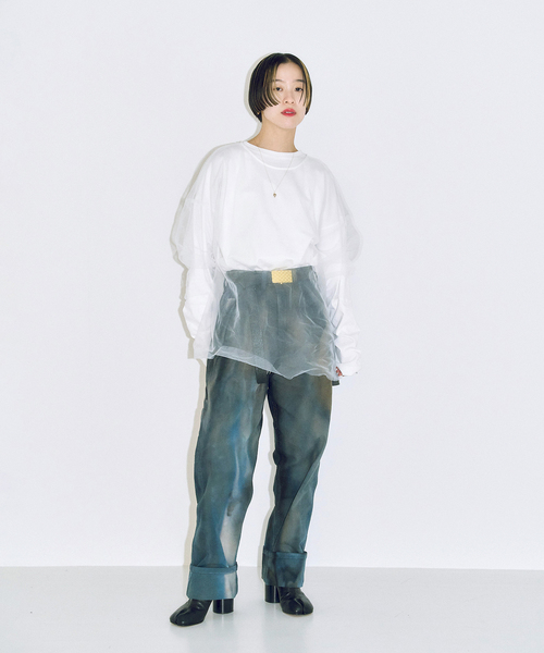 CITYSHOP（シティショップ） tシャツ 「THE MOOD」チュール ロングT