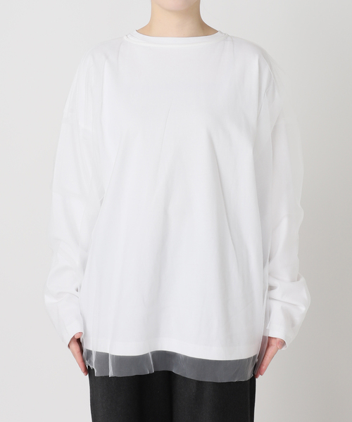 CITYSHOP（シティショップ） tシャツ 「THE MOOD」チュール ロングT