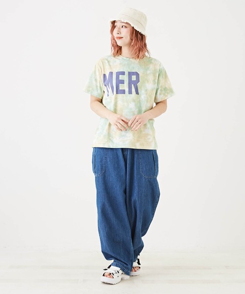 「CUBE SUGAR」 半袖Tシャツ M パープル レディース_画像8