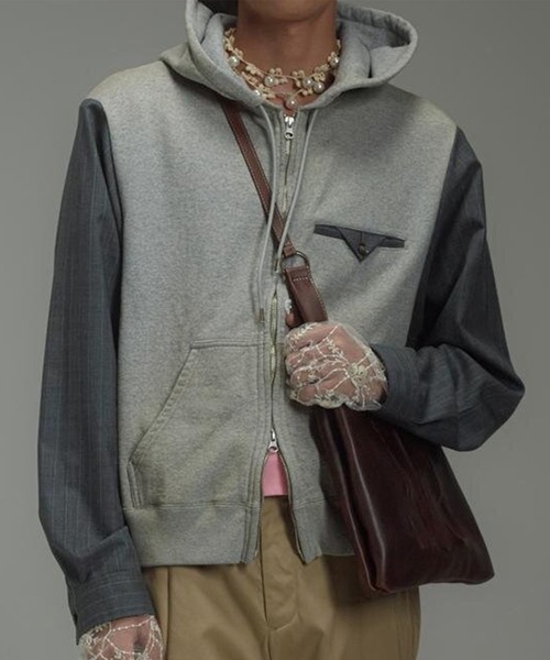 KHOKI（コッキ） パーカー 「KHOKI/コッキ」Combination Zip Hoodie