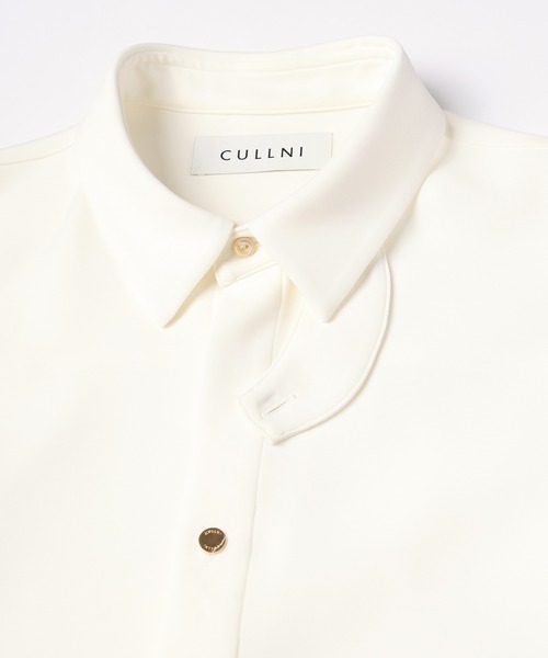 「CULLNI」 長袖シャツ 2 ブラック メンズの画像