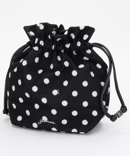 GANNI（ガニー） ハンドバッグ Pouch Printed Nylon / B3010068