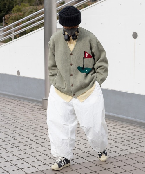 「Perushu」 パンツ LARGE レッド メンズ_画像3