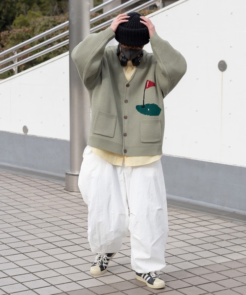 「Perushu」 パンツ LARGE レッド メンズ_画像4