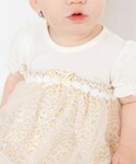 ベビー服 ロンパース チュールドッキングカバーオールの詳細画像5