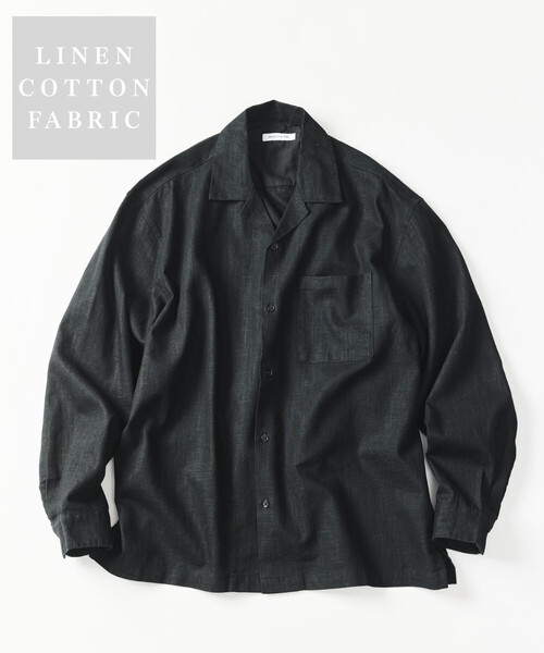 FREAK'S STORE（フリークスストア） シャツ LINEN COTTON OPEN COLLAR