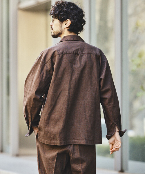 FREAK'S STORE（フリークスストア） シャツ LINEN COTTON OPEN COLLAR
