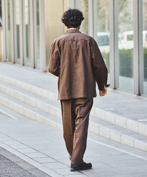 FREAK'S STORE（フリークスストア） シャツ LINEN COTTON OPEN COLLAR