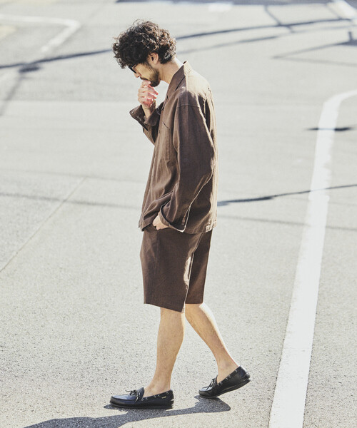 FREAK'S STORE（フリークスストア） シャツ LINEN COTTON OPEN COLLAR