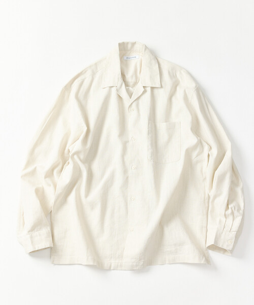 FREAK'S STORE（フリークスストア） シャツ LINEN COTTON OPEN COLLAR