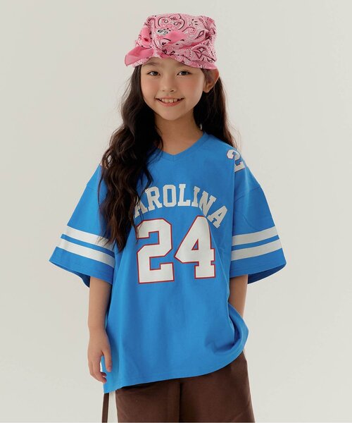 TheBONEZキッズTシャツ140水色キャップセット新品バクプリパステル激レア BREEZE（ブリーズ） tシャツ 「WEB限定」KUDOZ.B ナンバリング半袖T