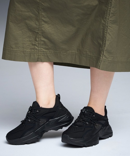 「PUMA」 シューズ 24.0cm ブラック レディース