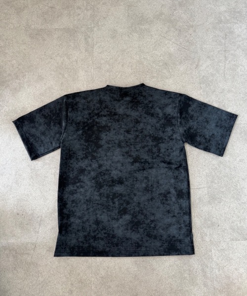 tシャツ 「UNISEX」ヴィンテージライク フェード加工 カレッジロゴ刺繍