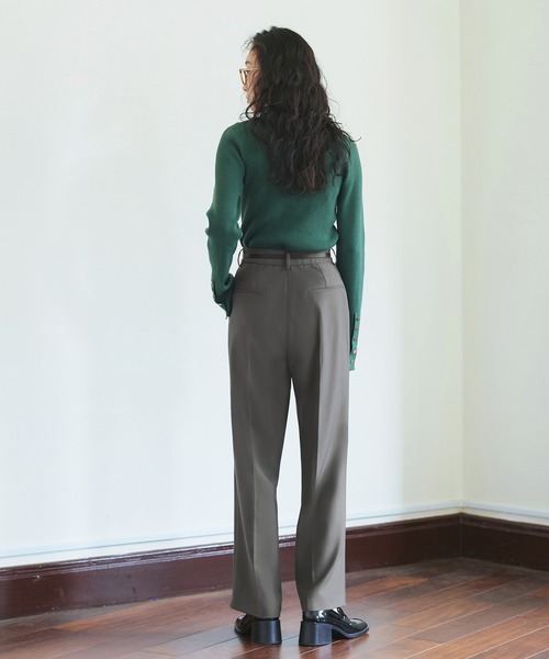 「RUIRUE BOUTIQUE」 スラックス S アイボリー レディース_画像4