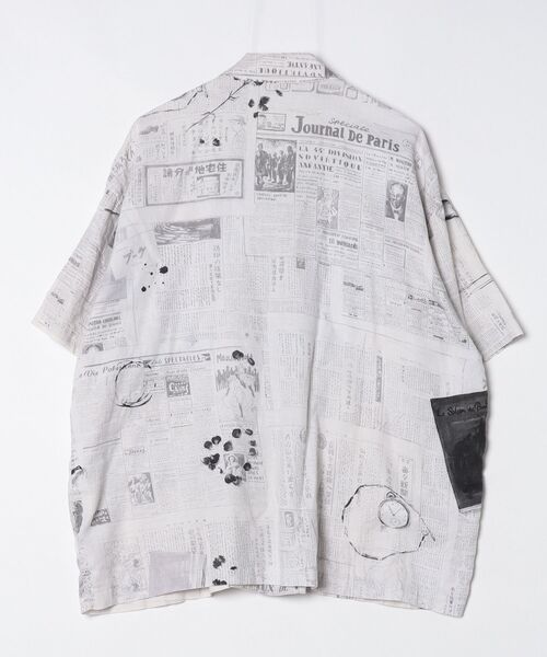 「PORTER CLASSIC」 半袖プルオーバー M 白いこと メンズ