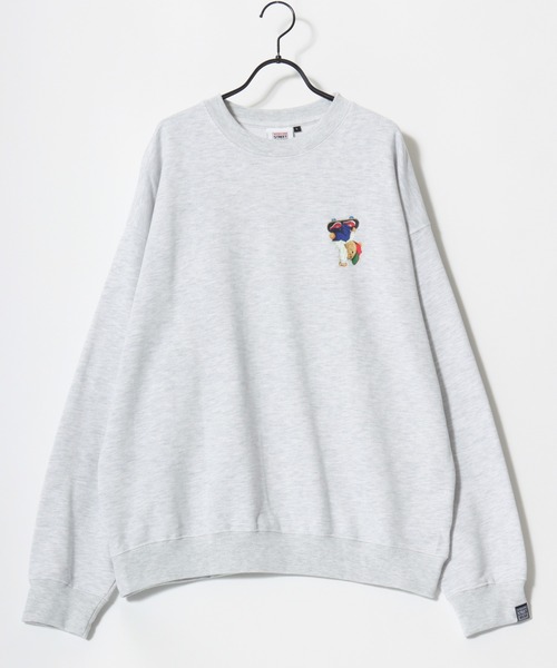 「VISION STREET WEAR」 スウェットカットソー L アッシュグレー メンズ_画像2