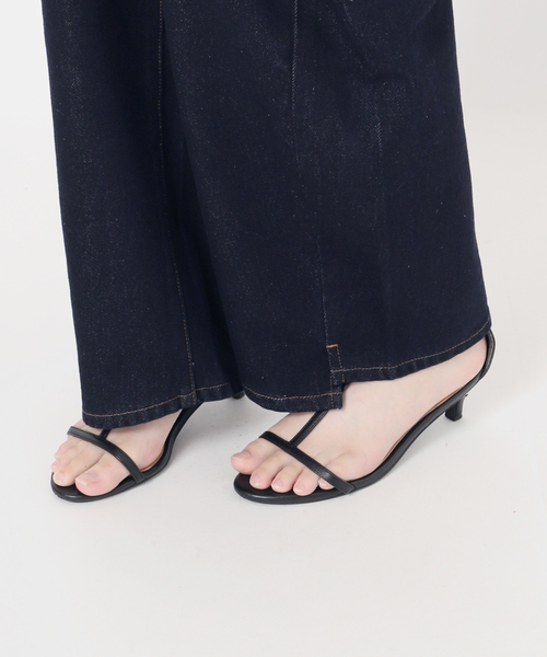ワイドパンツ パンツ 「追加10」ウォッシャブル / DU JOUR / デュ ジュール BARREL BAGGY JEAN レディースの画像