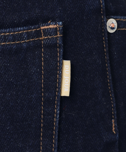 ワイドパンツ パンツ 「追加10」ウォッシャブル / DU JOUR / デュ ジュール BARREL BAGGY JEAN レディースの画像
