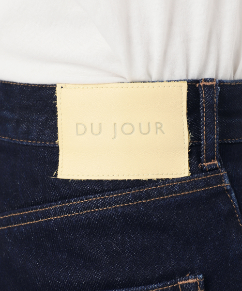ワイドパンツ パンツ 「追加10」ウォッシャブル / DU JOUR / デュ ジュール BARREL BAGGY JEAN レディースの画像