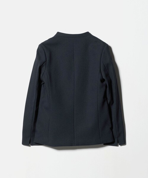 「A DAY IN THE LIFE UNITED ARROWS」 ノーカラージャケット 40 ダークグレー レディース_画像9