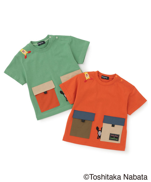 kladskap（クレードスコープ） tシャツ 「こびとづかん」ポケット半袖T