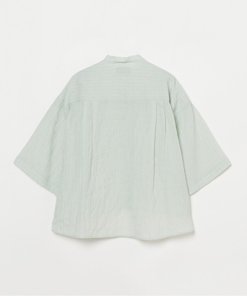 ブラウス シャツ STRIPE BAND COLLER SHIRT レディース | HELIOPOLE | 11