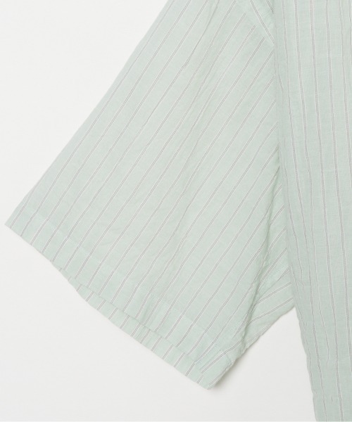 ブラウス シャツ STRIPE BAND COLLER SHIRT レディース | HELIOPOLE | 13