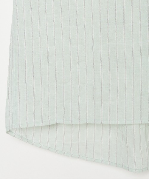 ブラウス シャツ STRIPE BAND COLLER SHIRT レディース | HELIOPOLE | 14
