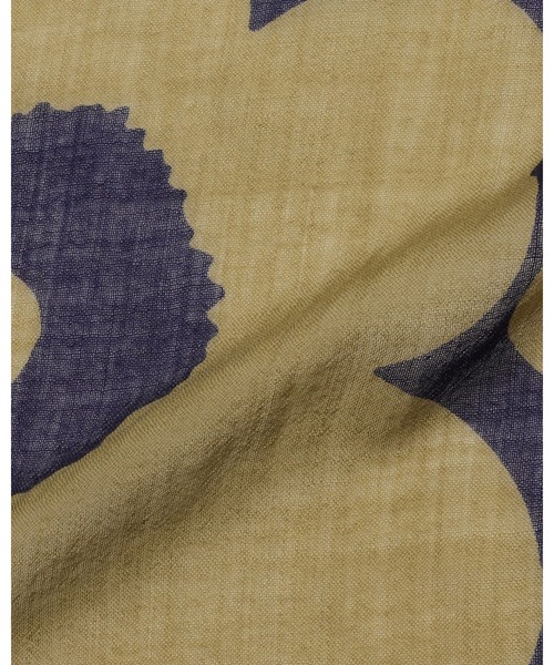 marimekko マリメッコ ウニッコ 大判ストール 毛100% ブルー marimekko（マリメッコ） ストール マフラー Fiore Unikko / scarf
