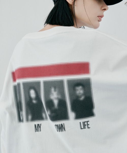 「AIVER」 半袖Tシャツ SMALL ブラック メンズ_画像4