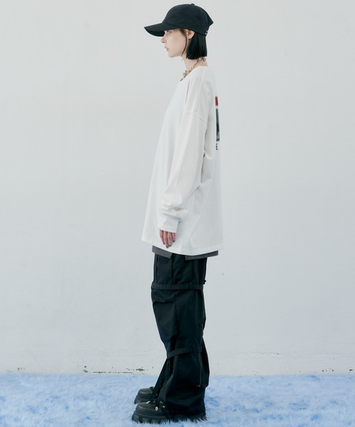 「AIVER」 半袖Tシャツ SMALL ブラック メンズ_画像6