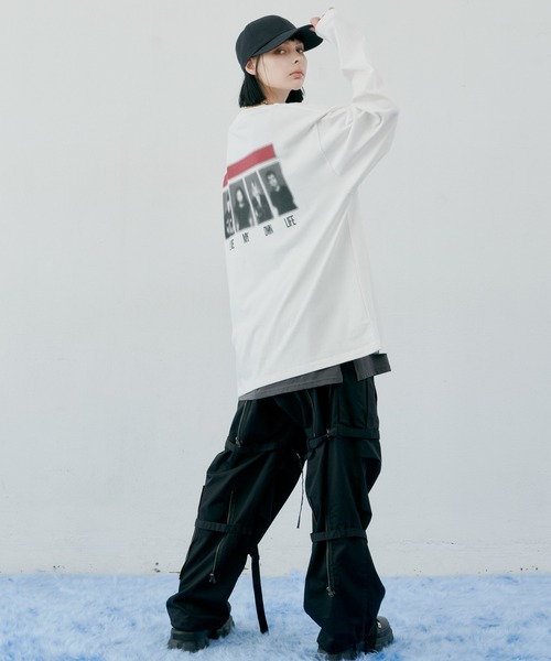 「AIVER」 半袖Tシャツ SMALL ブラック メンズ_画像7
