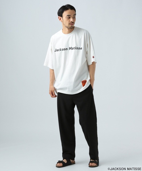 「JACKSON MATISSE」 半袖Tシャツ MEDIUM チャコール メンズ_画像2