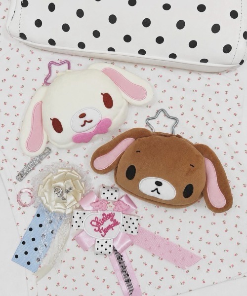 nini toys ポーチ 「nini toys」「シュガーバニーズ」カラビナ付き
