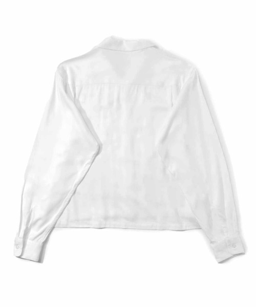 「Noen」 長袖シャツ MEDIUM ホワイト メンズ_画像8