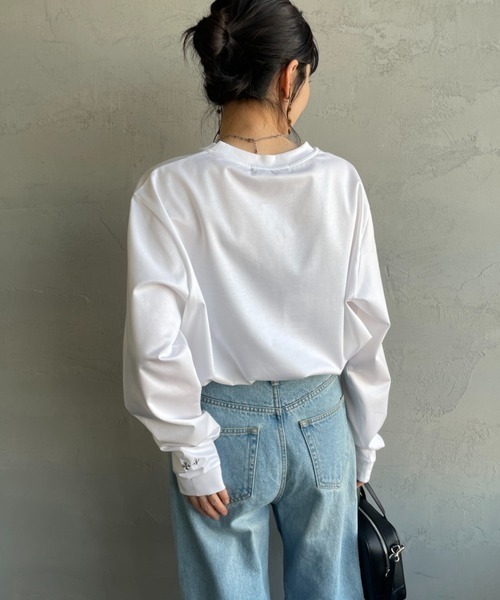 TATRAS（タトラス） tシャツ SICADO ワンポイントロゴ ロングスリーブT