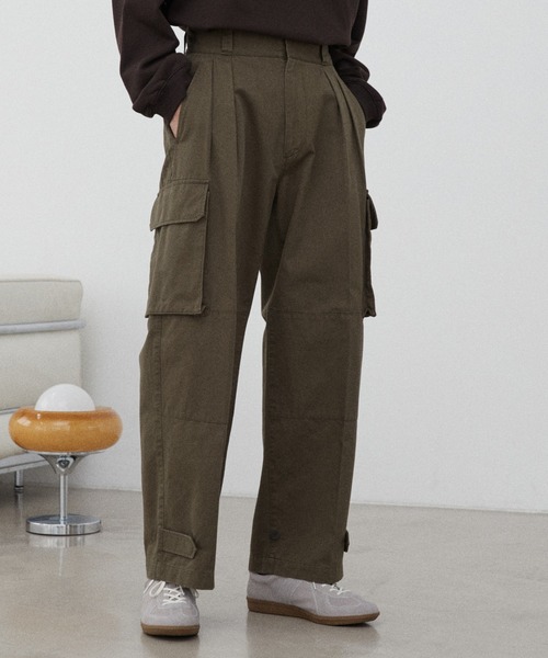 「WYM LIDNM」 カーゴパンツ S オリーブ メンズ_画像5