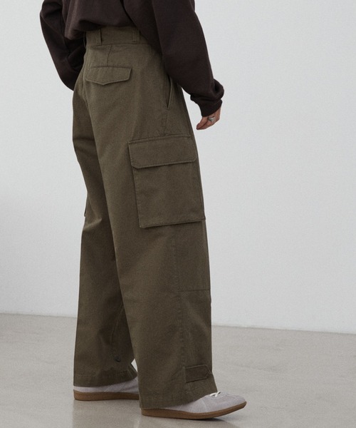 「WYM LIDNM」 カーゴパンツ S オリーブ メンズ_画像6