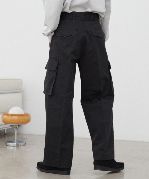 「WYM LIDNM」 カーゴパンツ S オリーブ メンズ_画像8