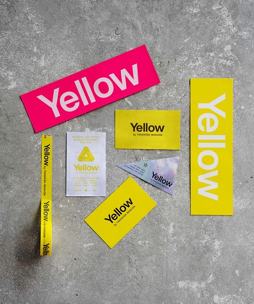 Yellow by TAKAHISA MASUDA ステッカー 「Yellow by TAKAHISA MASUDA