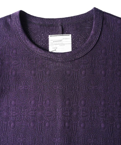 「SHAREEF」 長袖Tシャツ 1 ブラック メンズ_画像9