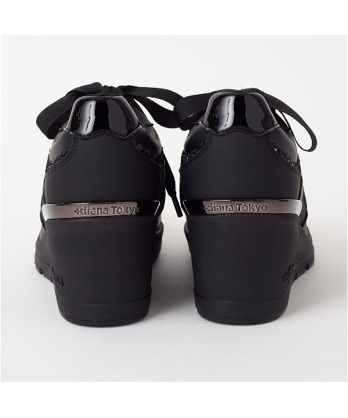「+diana」 ローカットスニーカー 23.0cm ブラック レディース_画像4