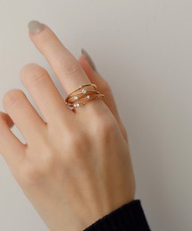 【SIENA ROSE】リング SIENA ROSE 指輪 リング AMANOGAWA・5連リング レディース