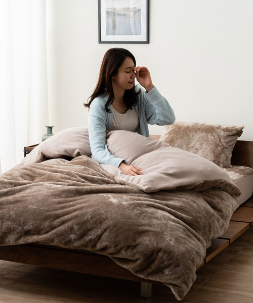 EMOOR（エムール） ベッド 寝具 ＋2℃ 毛布にもなる掛け布団カバー