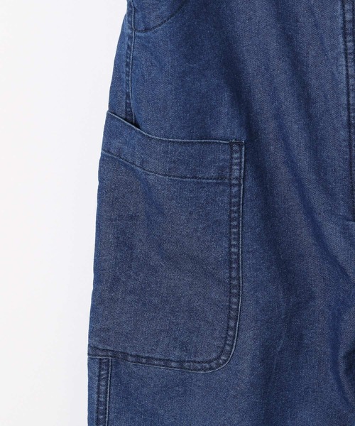lit フロントポケットサロペット　完売 セール】【キッズ】フロントZIPライトオーバーオール/940459
