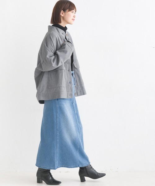 OMNES（ファッション） コート アウター フェイクウール