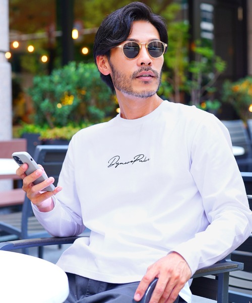 JIGGYS SHOP（ジギーズショップ） tシャツ コットン マルチ刺繍 長袖T