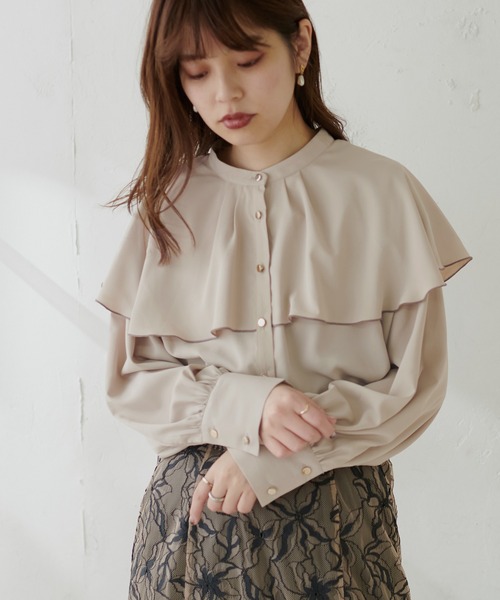 natural couture シャツ ブラウス 【WEB限定カラー有り】ひらり