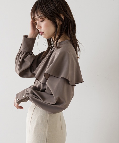 natural couture シャツ ブラウス 【WEB限定カラー有り】ひらり